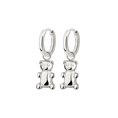 Fortune Bear Hoop Set Baby Argento