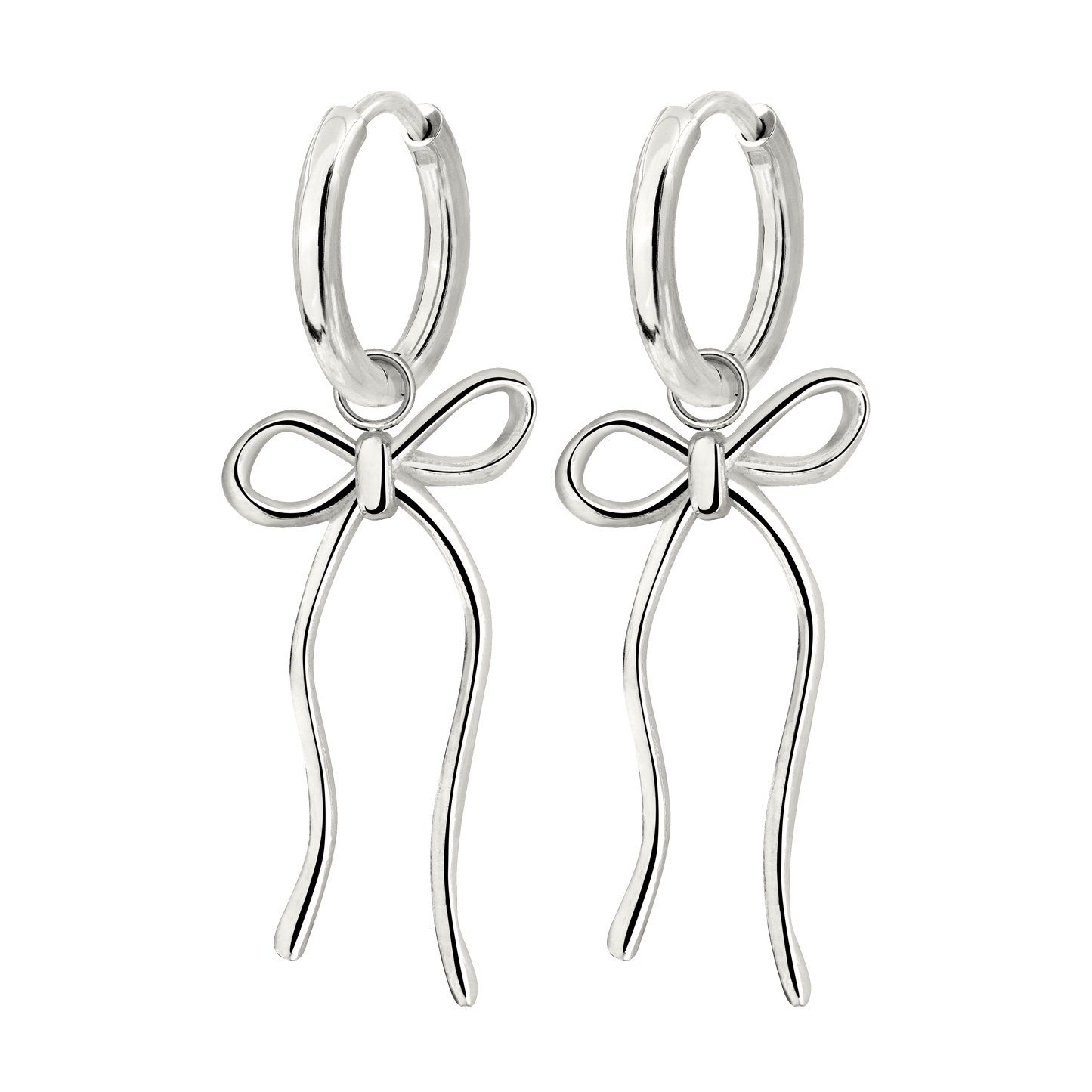 Lovely Loop Hoop Set Small Argento