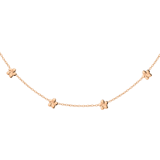 Meadow Choker Oro Rosa