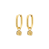 Rose Oval Hoop Set Baby Oro 