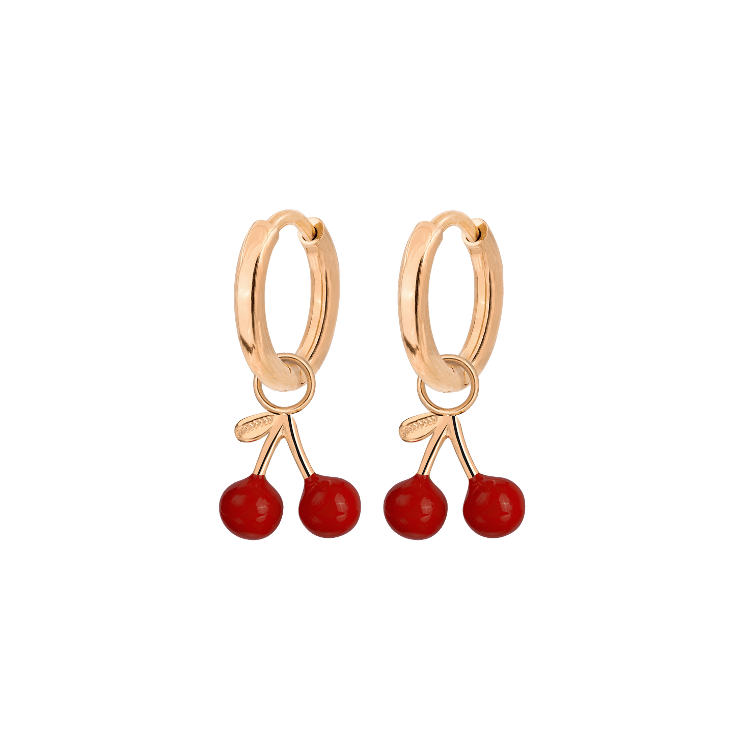 Very Cherry Hoop Set Baby Oro Rosa