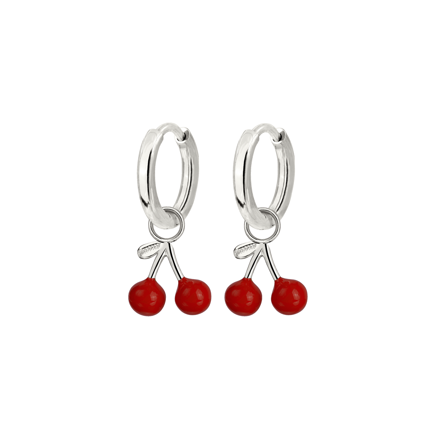 Very Cherry Hoop Set Baby Argento