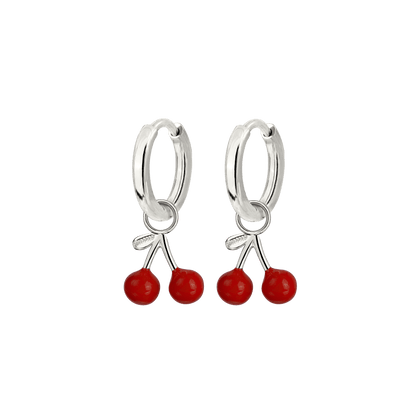 Very Cherry Hoop Set Baby Argento