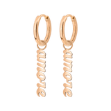 Amore puro Hoop Set Small Oro Rosa