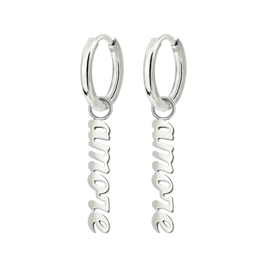 Amore puro Hoop Set Small Argento