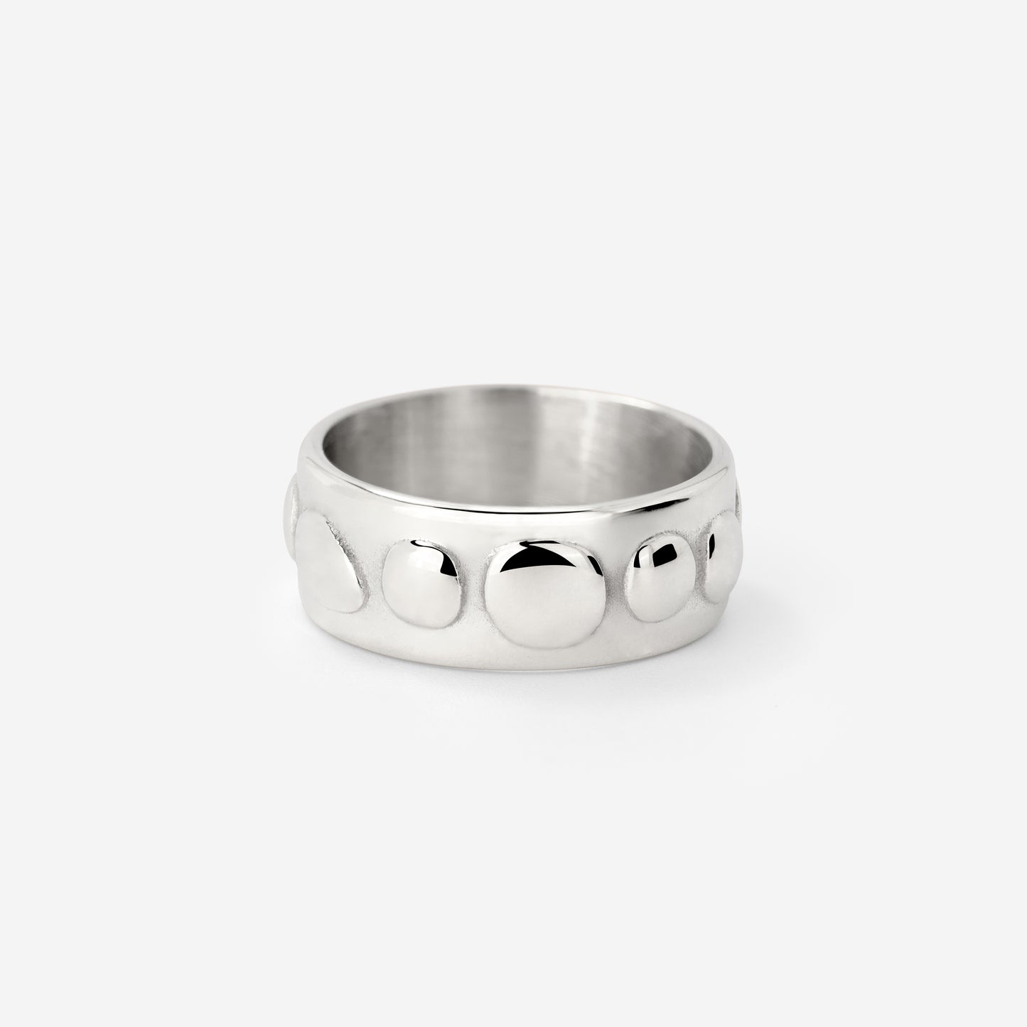 Boho Beads Anello Argento