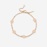 Boho Coin Bracciale Oro Rosa