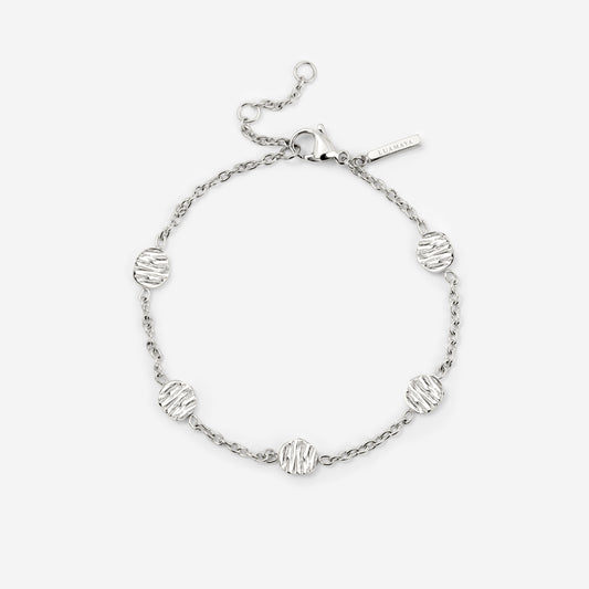 Boho Coin Bracciale Argento