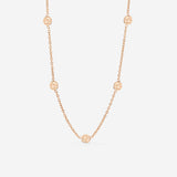 Boho Coin Collana Oro Rosa