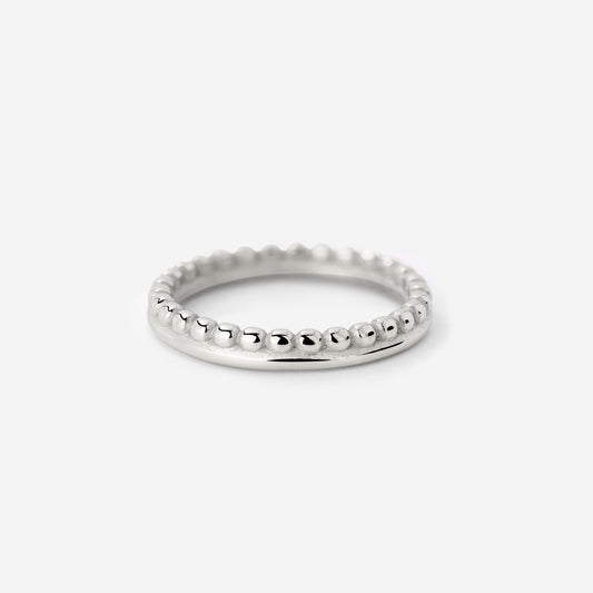 Boho Dots Anello Argento