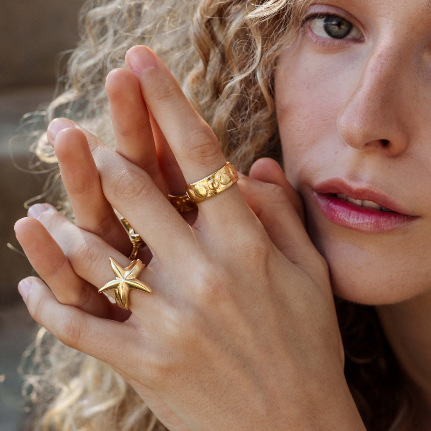 Sea Star Anello Oro