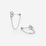 Chained Orecchini Argento