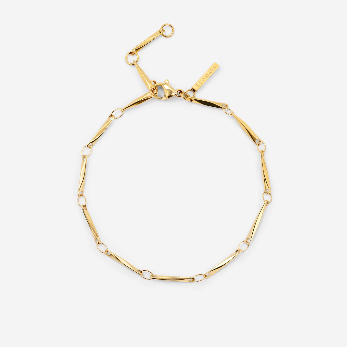 Curved Links Bracciale Oro