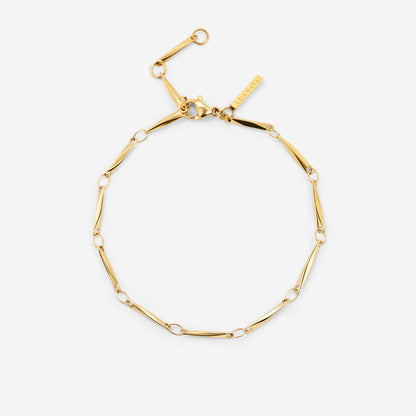 Curved Links Bracciale Oro