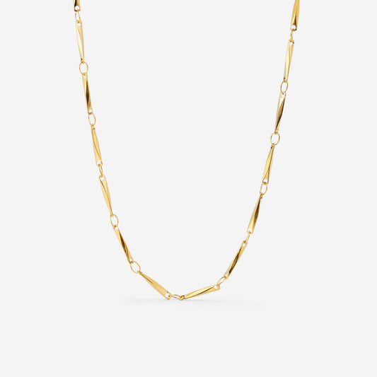 Curved Links Collana Oro