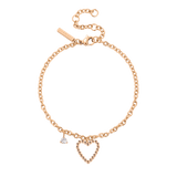 Heart of Gold Bracciale Oro Rosa