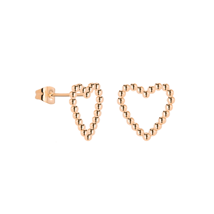 Heart of Gold Orecchini Oro Rosa