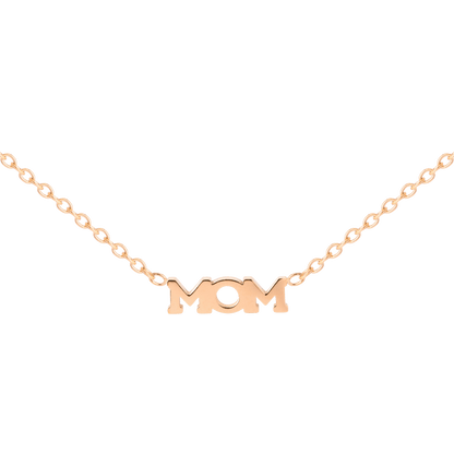 Mom Forever Collana Oro Rosa