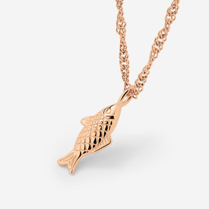 Pezito Collana Oro Rosa