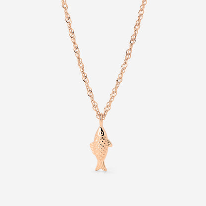 Pezito Collana Oro Rosa