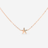 Sea Star Choker Oro Rosa