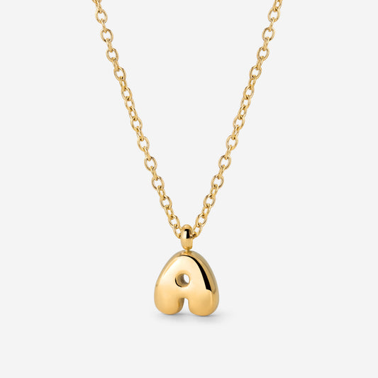 Bubble Letter Collana Oro