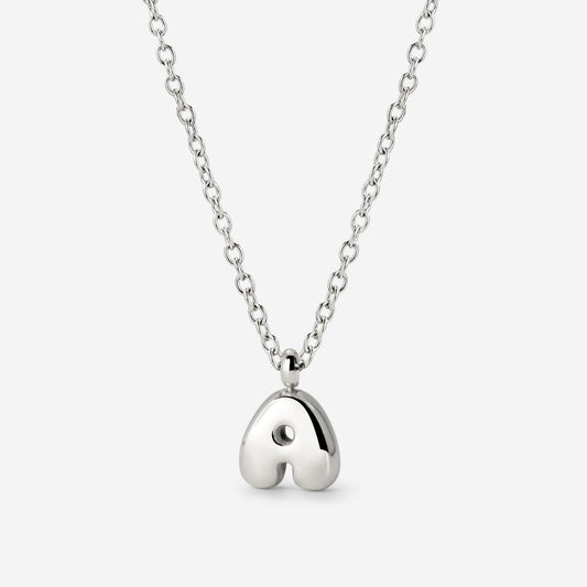Bubble Letter Collana Argento