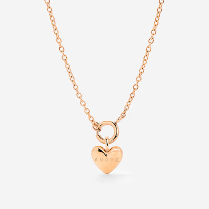 Amore Mio Classic Chain Collana Set Oro Rosa