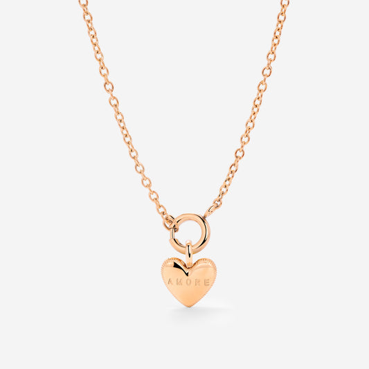 Amore Mio Classic Chain Collana Set Oro Rosa