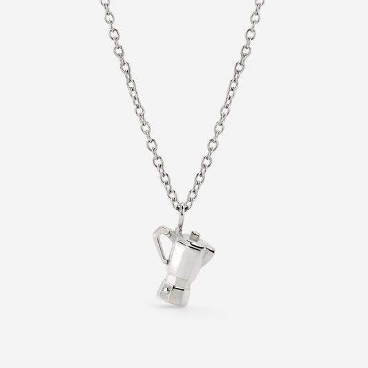 Coffee Lover Collana Argento
