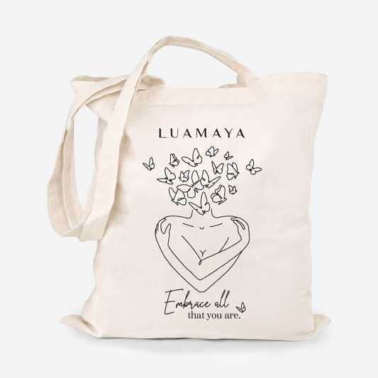 Borsa in juta Embrace all that you are
