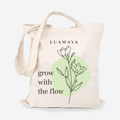 Borsa di iuta Grow with the flow