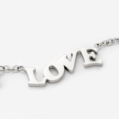 Love is Love Collana Argento