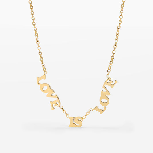 Love is Love Collana Oro