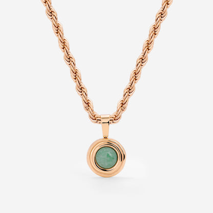 Olive Glow Collana Oro Rosa