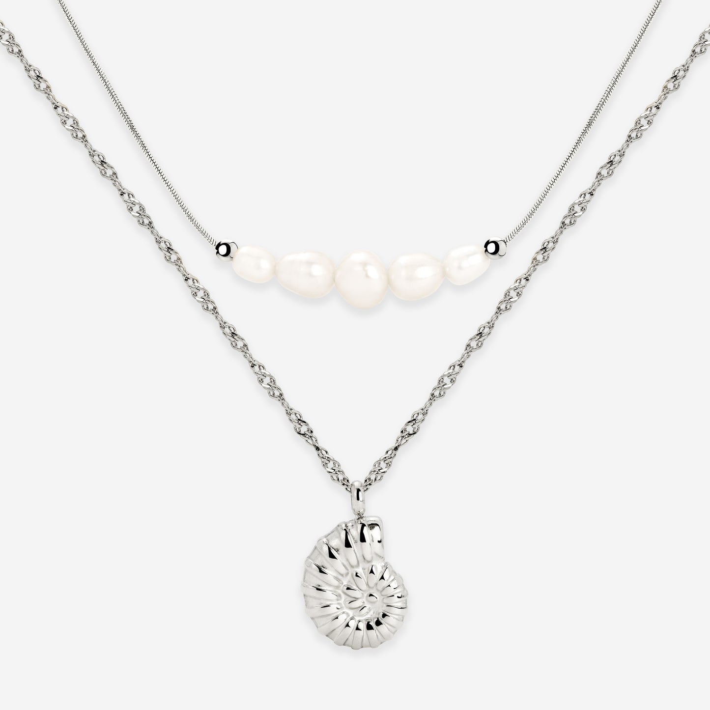 Siren Pearls Bundle Argento