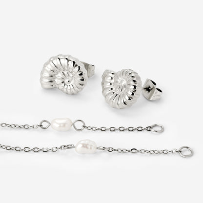 Siren's Spell Pearl Drop Orecchini Argento