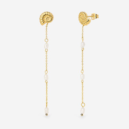 Siren's Spell Pearl Drop Orecchini Oro
