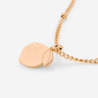 When Life gives you Lemons Collana Oro Rosa