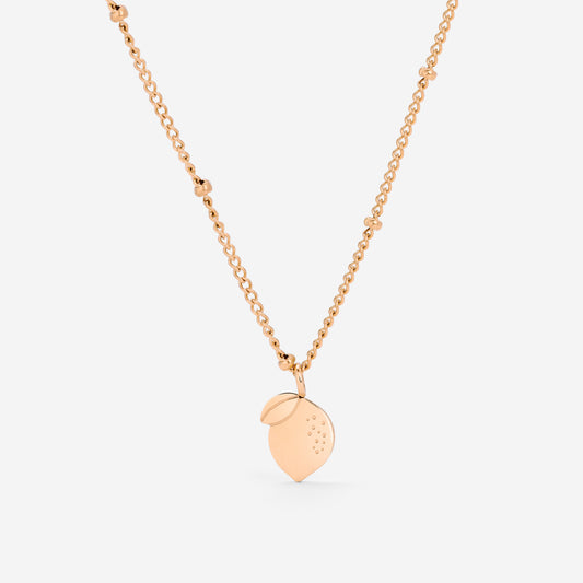 When Life gives you Lemons Collana Oro Rosa