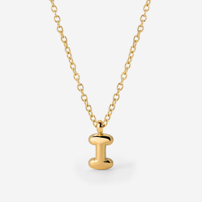 Bubble Letter Collana Oro