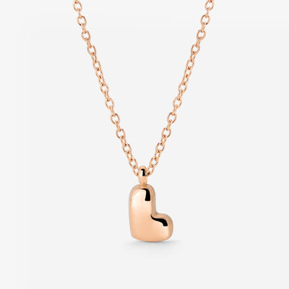 Bubble Letter Collana Oro Rosa