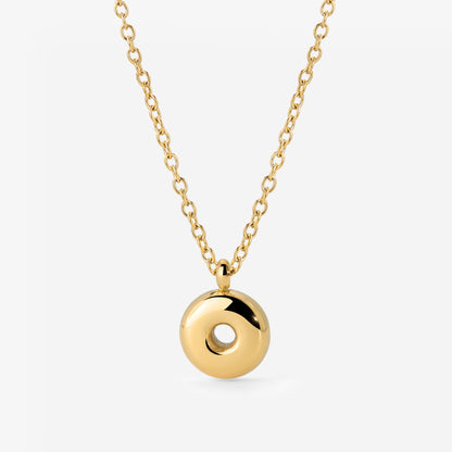 Bubble Letter Collana Oro