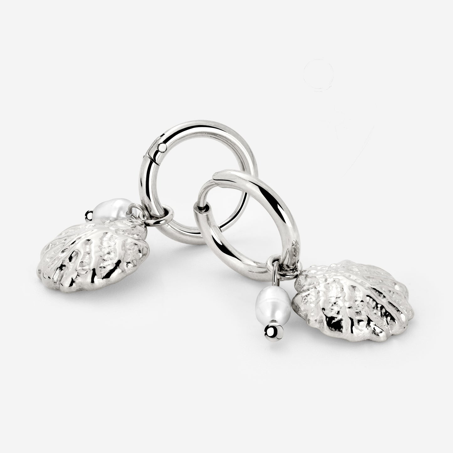 Ocean Lovers Hoop Set Small Argento