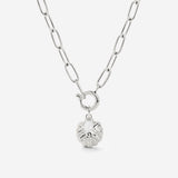 Ocean Lovers Oval Links Collana Set Argento