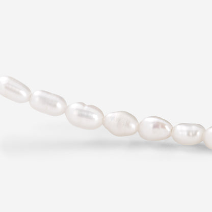 Perlita Choker Argento