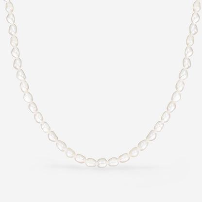 Perlita Choker Argento