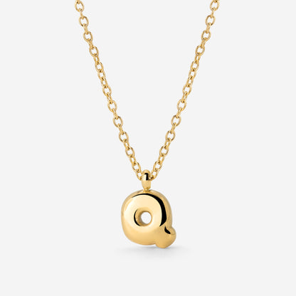 Bubble Letter Collana Oro