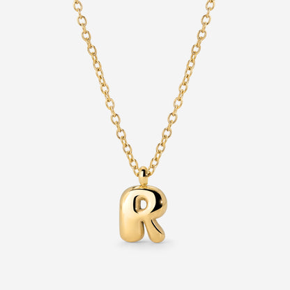 Bubble Letter Collana Oro