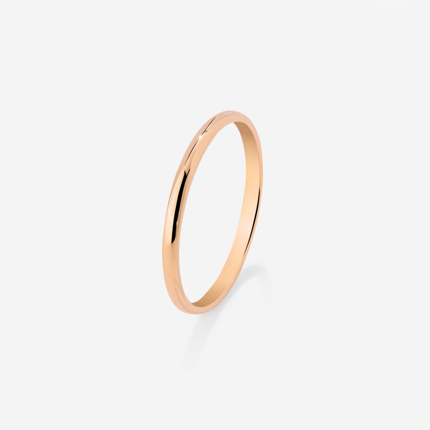 Fine Line Anello Oro Rosa
